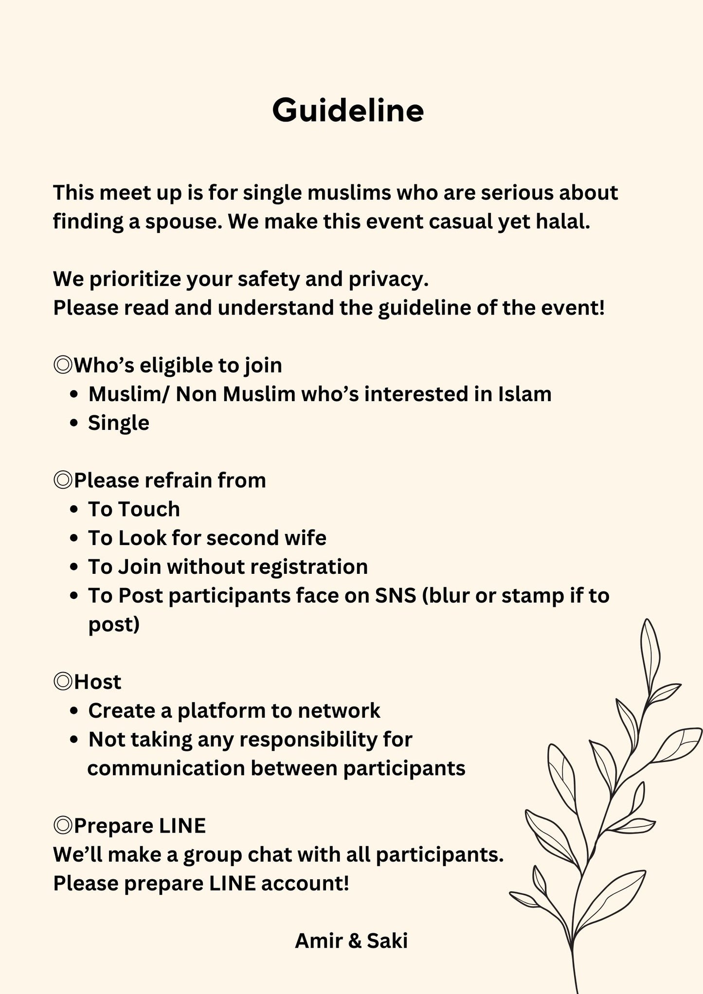 [FEMALE] THE SINGLE MUSLIM MEETUP 0412