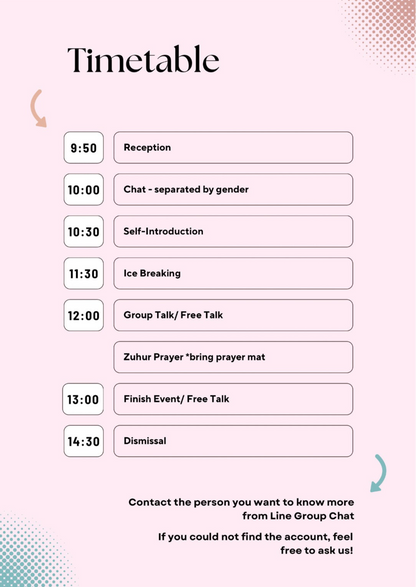 [FEMALE] THE SINGLE MUSLIM MEETUP 0712