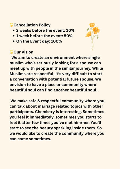 [FEMALE] THE SINGLE MUSLIM MEETUP 0712