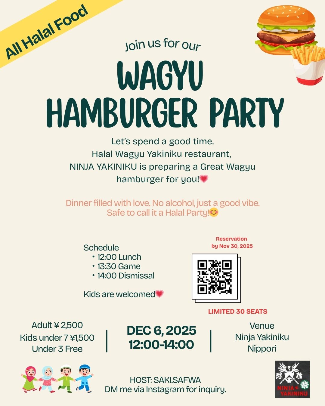 HALAL WAGYU BURGER PARTY🍔_1206