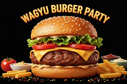 HALAL WAGYU BURGER PARTY🍔_1206